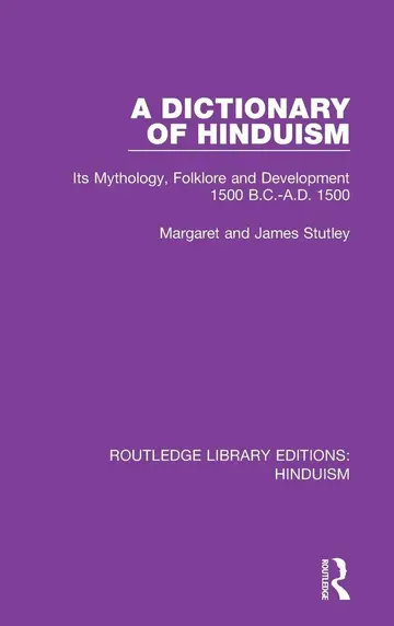 Cover of A Dictionary of Hinduism