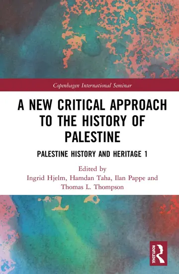 Cover of A New Critical Approach to the History of Palestine