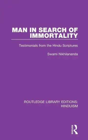 Cover of Man in Search of Immortality
