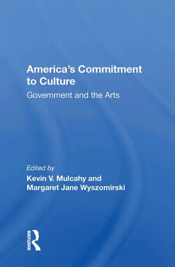 Cover of America's Commitment to Culture