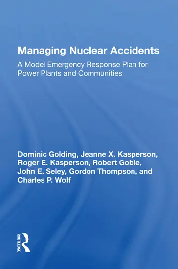 Cover of Managing Nuclear Accidents