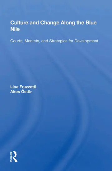 Cover of Culture and Change Along the Blue Nile