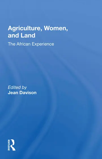 Cover of Agriculture, Women, and Land