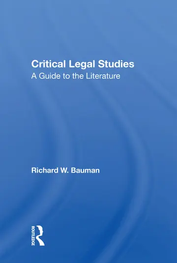 Cover of Critical Legal Studies
