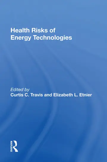 Cover of Health Risks of Energy Technologies
