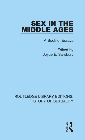 Cover of Sex in the Middle Ages