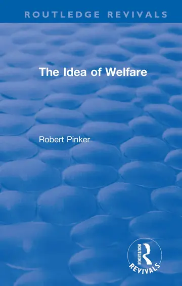 Cover of The Idea of Welfare