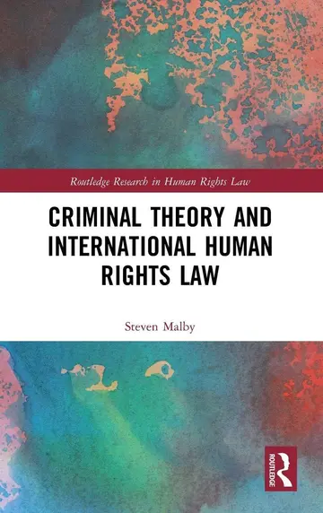 Cover of Criminal Theory and International Human Rights Law