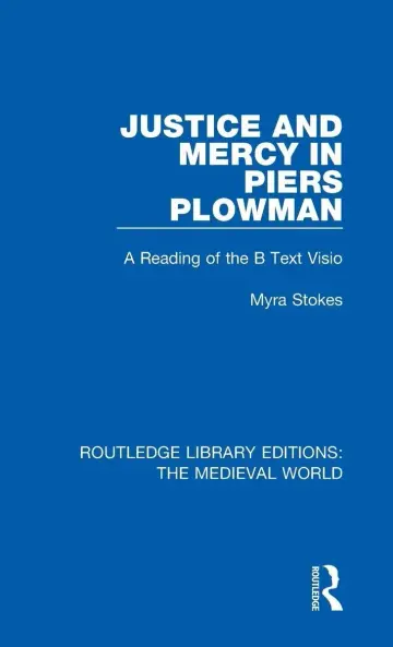 Cover of Justice and Mercy in Piers Plowman
