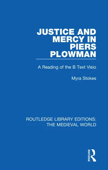 Cover of Justice and Mercy in Piers Plowman