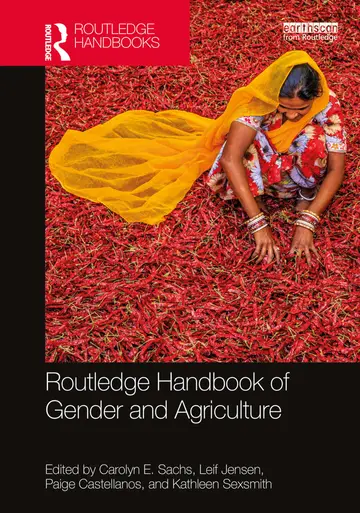 Cover of Routledge Handbook of Gender and Agriculture