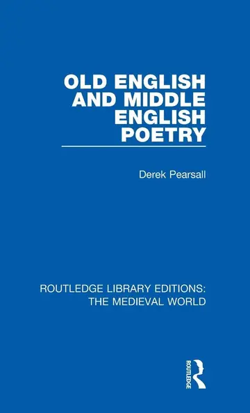 Cover of Old English and Middle English Poetry