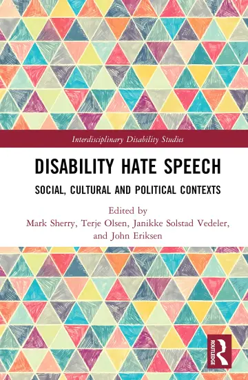 Cover of Disability Hate Speech