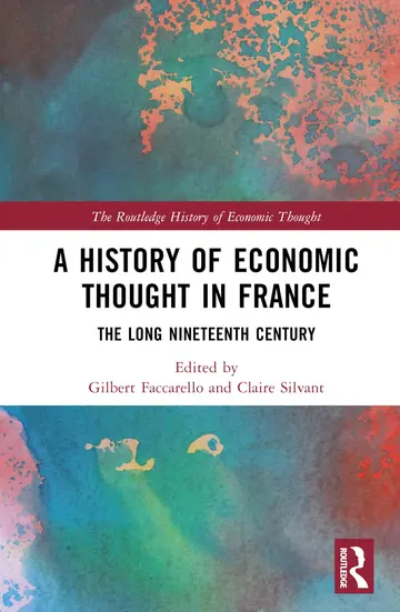 Cover of A History of Economic Thought in France
