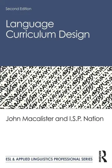 Cover of Language Curriculum Design