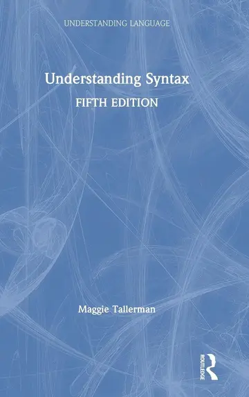 Cover of Understanding Syntax