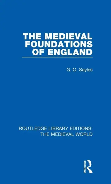 Cover of The Medieval Foundations of England