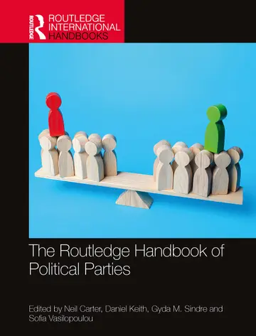 Cover of The Routledge Handbook of Political Parties