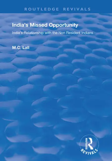 Cover of India's Missed Opportunity