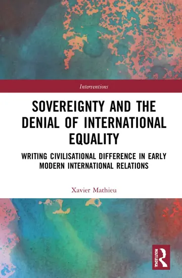 Cover of Sovereignty and the Denial of International Equality