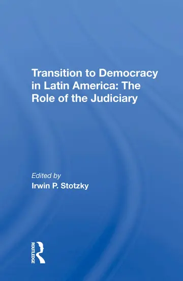 Cover of Transition to Democracy in Latin America