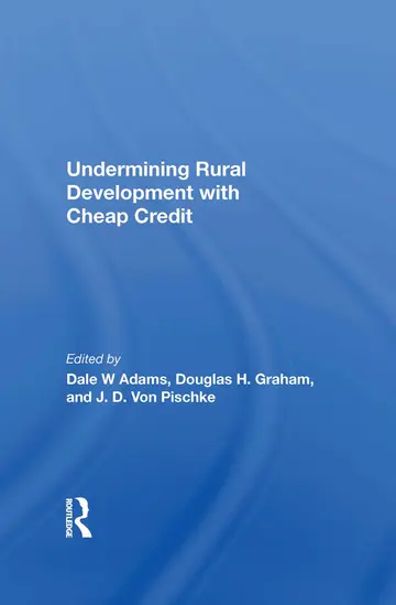 Cover of Undermining Rural Development with Cheap Credit