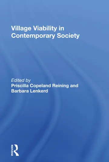 Cover of Village Viability in Contemporary Society