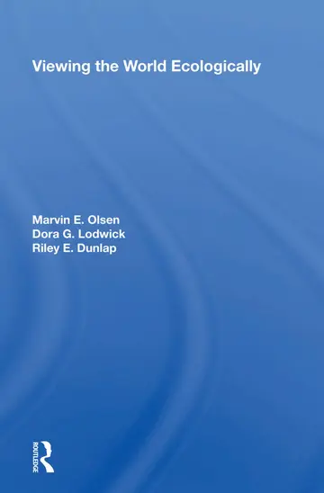 Cover of Viewing the World Ecologically