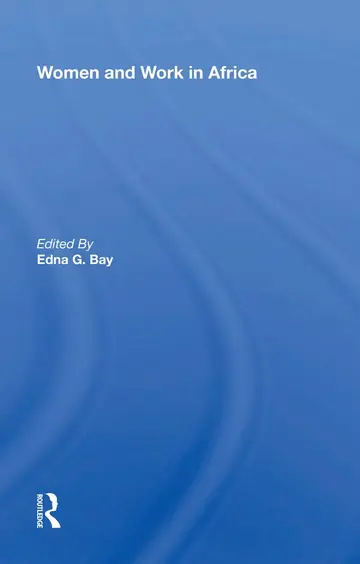 Cover of Women and Work in Africa