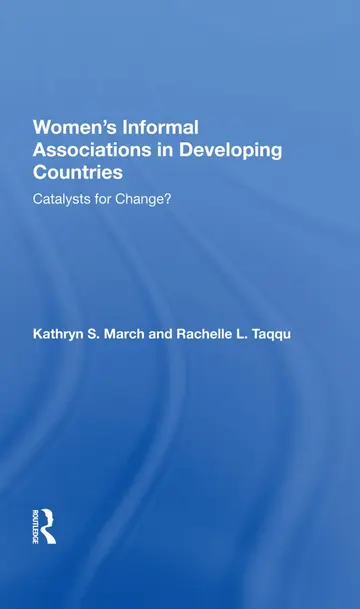 Cover of Women's Informal Associations in Developing Countries
