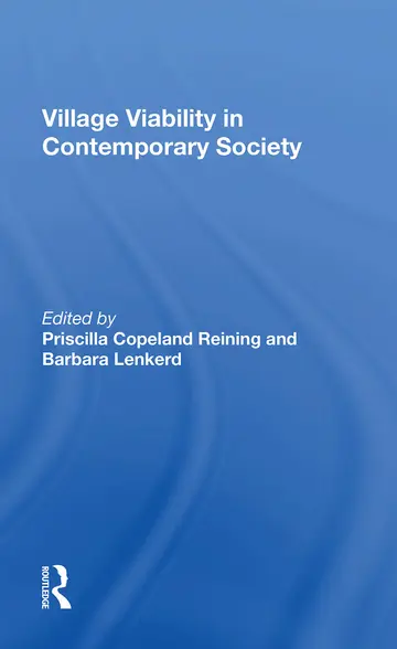 Cover of Village Viability in Contemporary Society