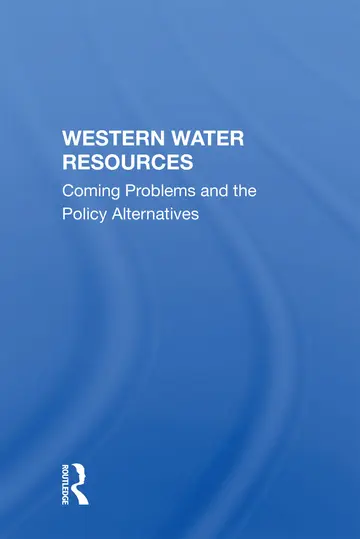 Cover of Western Water Resources