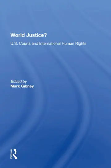 Cover of World Justice?