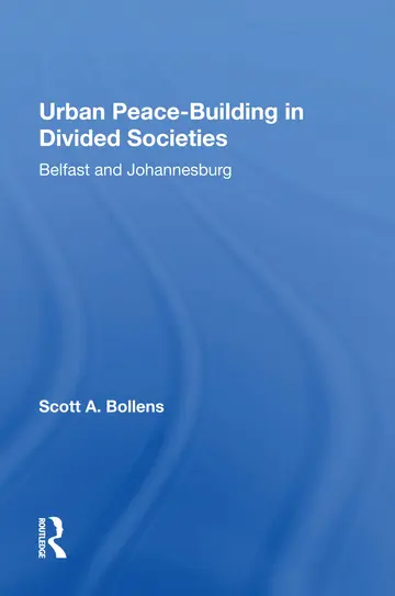 Cover of Urban Peacebuilding in Divided Societies