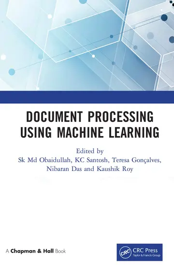 Cover of Document Processing Using Machine Learning, 1St Edition