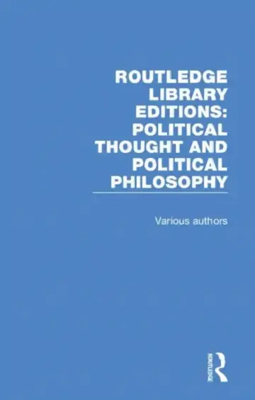 Cover of Political Thought and Political Philosophy