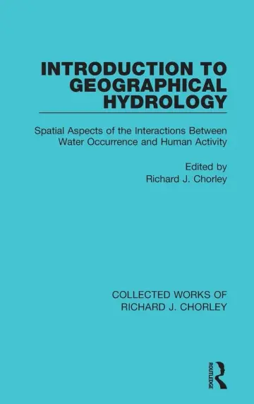 Cover of Introduction to Geographical Hydrology