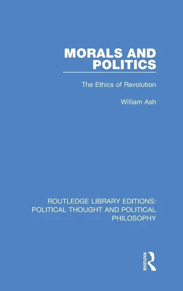 Cover of Morals and Politics