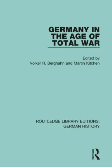 Cover of Germany in the Age of Total War