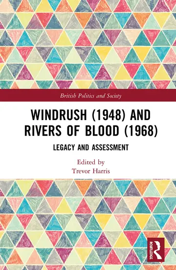 Cover of Windrush (1948) and Rivers of Blood (1968)