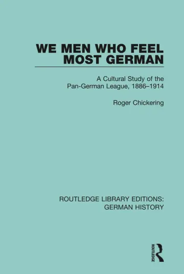 Cover of We Men Who Feel Most German