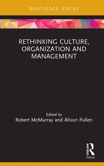 Cover of Rethinking Culture, Organization and Management