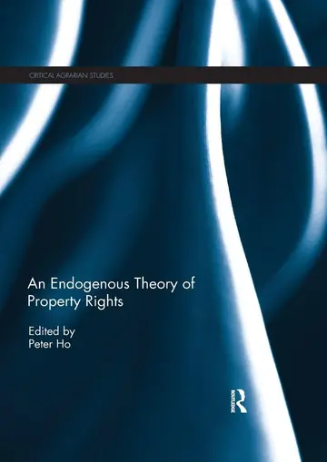 Cover of An Endogenous Theory of Property Rights