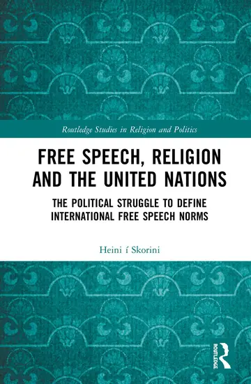Cover of Free Speech, Religion and the United Nations