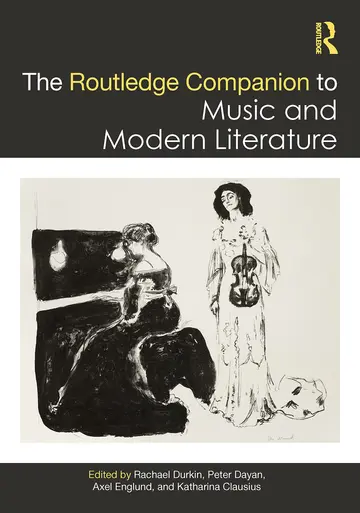 Cover of The Routledge Companion to Music and Modern Literature (hb 2022)