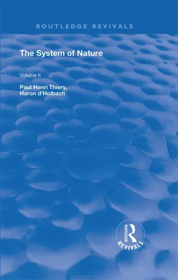 Cover of The System of Nature