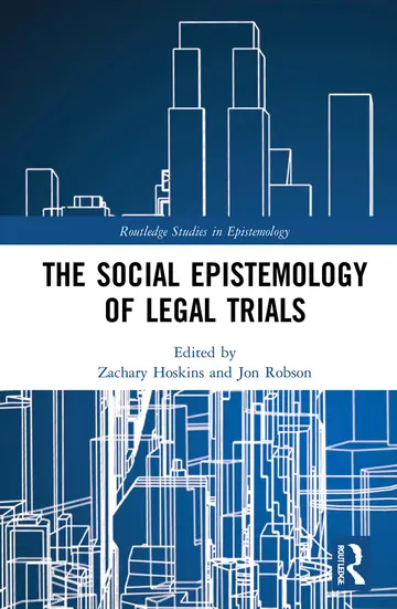 Cover of The Social Epistemology of Legal Trials