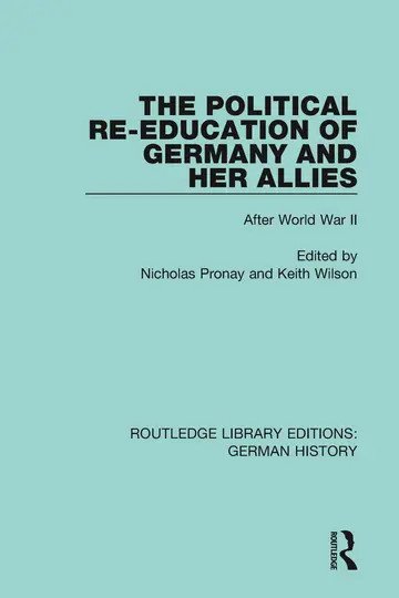 Cover of The Political Re-Education of Germany and her Allies