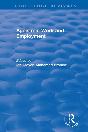 Cover of Ageism in Work and Employment