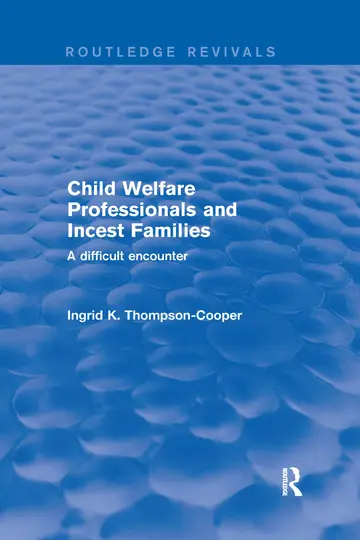 Cover of Child Welfare Professionals and Incest Families